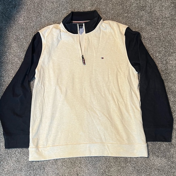 Tommy Hilfiger Other - Tommy Hilfiger navy & cream quarter zip